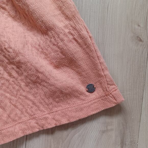 Roxy Beach Hangs Smocked Mini Dress Toasted Nut 90s GVC XS - Picture 13 of 16